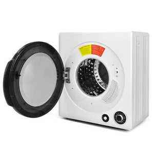 13.2 lbs Compact Laundry Dryer Electric Clothes Dryer 1350 W for Home White - Picture 1 of 6