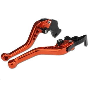 For  390 DK/RC390 2013-2019 2018 2017 CNC Clutch Brake Levers Orange Short - Picture 1 of 10