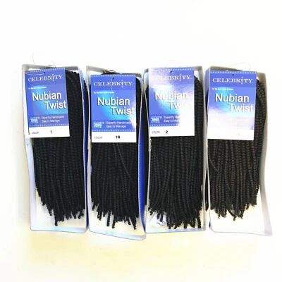 24K Nubian Twist 15'' Handmade Braiding Hair 4 oz. Approx. 35 Locks - Image 1 of 4