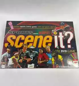 NEW SCENE IT? SPORTS Powered by ESPN The DVD Game Sports Trivia BRAND NEW Sealed - Picture 1 of 2