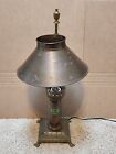 Vintage reproduction ORIENT EXPRESS table lamp PARIS to ISTANBUL badge no glass