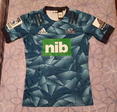 Auckland Blues Jersey 2020 M NEW ORIGINAL New Zealand Rugby Camiseta - Imagen 1 de 4