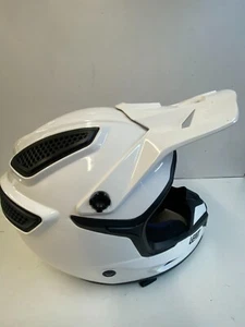 casco LEATT GPX 5.5 Solid WHITE TG. M 57/58 - Picture 1 of 5
