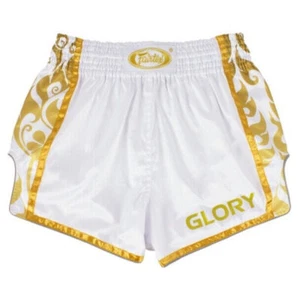FAIRTEX Glory White Muay Thai Shorts BSG2 - Imagen 1 de 3