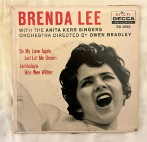 1960 BRENDA LEE Rock’n Roll 45 RPM Record EP - Jambalaya - Picture 1 of 4