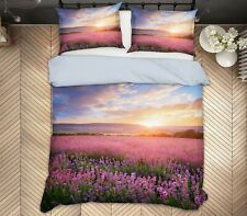3D Lavender Garden NAO2994 Bed Pillowcases Quilt Duvet Cover Set Queen King Fay