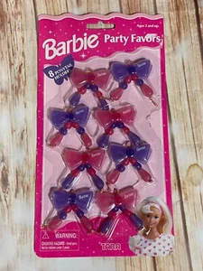 NEW/NOS - Vintage ~Barbie Party Bomboniere - Portacoda di cavallo, TARA a forma di fiocco - Foto 1 di 1