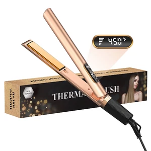 Hair Straightener Flat Iron, Hair Straightening, Curling-5 Temp, Fast Heating, D - Picture 1 of 8