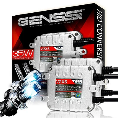 9007 Bi Xenon HID Kit White 6000k Headlight Canbus Conversion Bulb 35w Ballast - Image 1 of 4