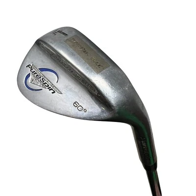 Purespin Tungsten Sole Diamond Face Lob Wedge LW 60* Wedge Steel Shaft Men's RH - Image 1 of 4