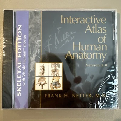 Atlas interactivo de anatomía humana v. 2.0 Skeletal Ed.  Frank H. Netter, M.D. Foto 1 de 2