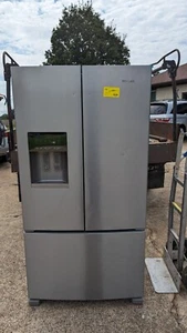 WHIRLPOOL REFRIGERATOR French Door WRF555SDFZ16 WORKS DENTS SCUFFS MISSIN TRAYS - Picture 1 of 17