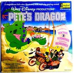 WALT DISNEY - Story Of Pete’s Dragon - Vinyl LP 1966 Disneyland 3818 W Booklet - Picture 1 of 11