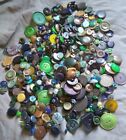 1.5 Pound Vintage Ornate Multi Color Plastic Buttons.