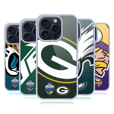 OFFICIAL NFL 2024 INTERNATIONAL GAMES SOFT GEL CASE FOR APPLE iPHONE PHONES - Image 1 of 4