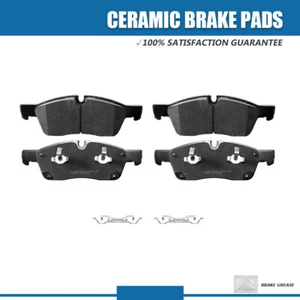 Front Ceramic Brake Pads w/Hardware for 11 -18 Dodge Durango Jeep Grand Cherokee - Picture 1 of 6