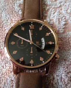 Men's Brown Fashion Watch Shaarms New - Picture 1 of 8