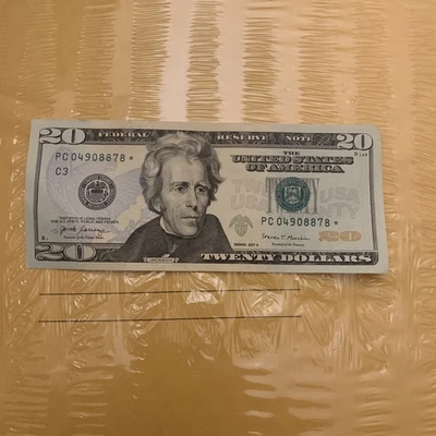 2017 A $20 Dollar Bill Star Note - Image 1 of 4