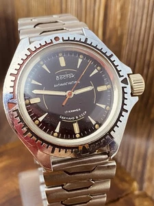 RARE VOSTOK SNIPER KOMANDIRSKIE AMPHIBIAN WATCH SOVIET RUSSIAN USSR #8731 - Picture 1 of 24