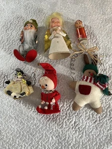 6 Vintage Engel Elfe AngelCow DrumBoy Hase Schneemann MCM 50er Japan 2 Gummigeicht - Bild 1 von 20