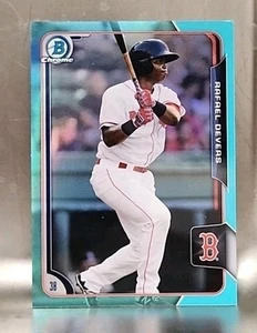 RAFAEL DEVERS 2015 Bowman Draft Chrome #106 Sky Blue Refractor Red Sox - Picture 1 of 2