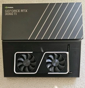 NVIDIA Geforce RTX 3060 Ti founders edition Non LHR. Brand New. Never Used - Afbeelding 1 van 6