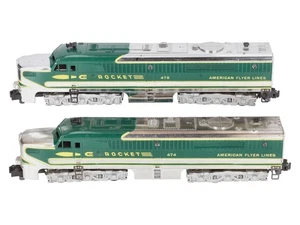 American Flyer 5570H Vintage Spur S Silber Rakete Diesellokomotiven - Bild 1 von 6