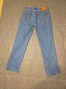 Pantalones de mezclilla de algodón Levi's 550 34x36 azul calce relajado  - Imagen 1 de 14