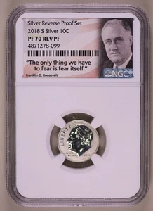 2018-S Silver Roosevelt Dime NGC Rev PF70 Ultra Cameo ***RARE ORIGINAL COIN*** - Picture 1 of 4