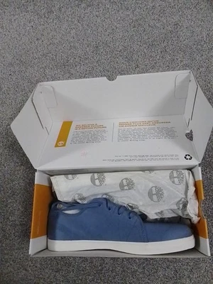Timberland Skape Park Oxford Medium Blue Canvas Size UK 11.5 - Image 1 of 4