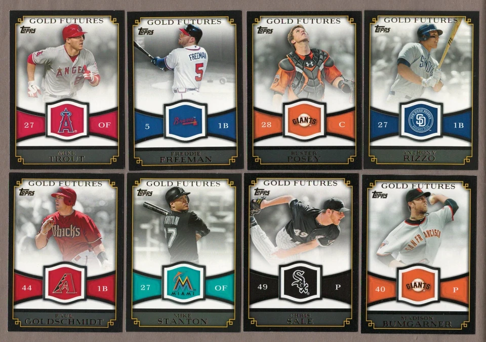 2012 Topps GOLD FUTURES Insert Single Cards Series 1/2 One/Two S1/S2 - Image 1 of 1