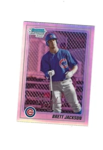 Bowman Chrome Prospects Refractors 2010 #BCP93A Brett Jackson/777 Chicago Cubs - Imagen 1 de 2