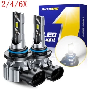 2/4/6X AUTOONE 9005 HB3 LED Headlight Super Bright Bulb Kit HIGH/LOW Beam 6500K - Picture 1 of 26