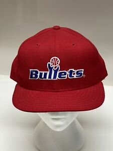 Washington Bullets 59FIFTY NEW ERA vintage USA 100% Wool Hat fitted Size 7  1/2