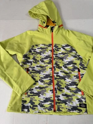 Nuevo Con Etiquetas Mujer Mediano M Dickies Verde Neón Camuflaje Parka Abrigo Chaqueta Con Capucha Foto 1 de 4