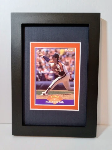 Nolan Ryan Houston Astros Display Custom Framed MLB Baseball Card Plaque Cover