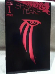 Shaman's Tears # 1 cubierta de lámina roja Image Comics 1993, primera impresión Mike Grell - Imagen 1 de 6