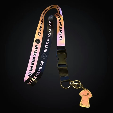 Inter Miami CF Lanyard With Messi Keychain Cover