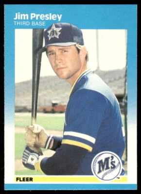 1987 Fleer #594 Jim Presley - Image 1 of 2