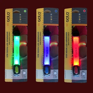 Pulsera LED GATO USB Neón |GRLUAR| Para una visibilidad óptima en la oscuridad - Imagen 1 de 1