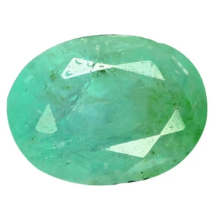 3.72 Ct Terrific Perfect Oval 10.6 x 8 MM Green Colombia Natural Emerald - Picture 1 of 5