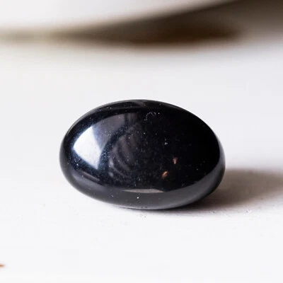 Petite OBSIDIENNE OEIL CÉLESTE Pierre roulée Soin Lithothérapie Minéraux Energie - Photo 1/4