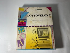 LOTTOVELOX II/ SOFTWARE PER PC MS-DOS COMPATIBILI/FINSON - Zdjęcie 1 z 8