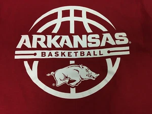 ARKANSAS RAZORBACKS BASKETBALL OFFICIALLY LICENSED T-SHIRT NEW - Picture 1 of 5