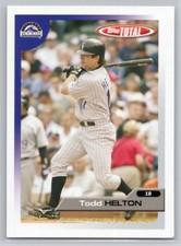 2005 TOPPS TOTAL #520 TODD HELTON  COLORADO ROCKIES