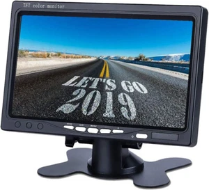 7'' On-Dash Reverse Backup Monitor Digital HD Car TFT LCD Color Screen Display - Picture 1 of 14