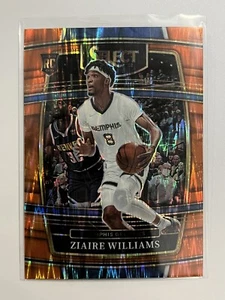 2021-22 Select Ziaire Williams Concourse Orange Flash Prizm Rookie RC #86 - Bild 1 von 2