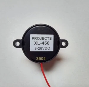 Altavoz alarma sirena zumbador PUI Audio XL-450 piezoeléctrico 12V 3-28VDC 28 mm montaje de panel  - Imagen 1 de 3