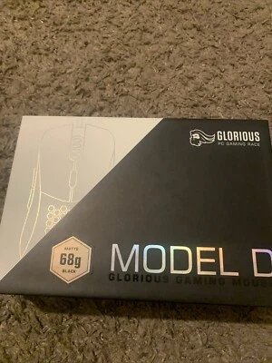 Glorious -- Model D Black Wired Optical Honeycomb Gaming Mouse 68g - Image 1 of 2