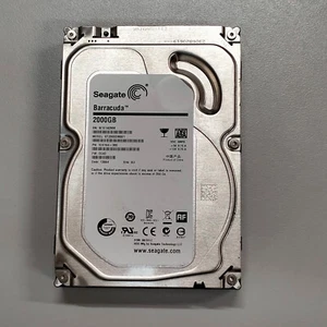 Seagate Barracuda 2TB 3.5" SATA HDD 6Gbps 7200 RPM 64MB ST2000DM001 1CH164-300 - Picture 1 of 11